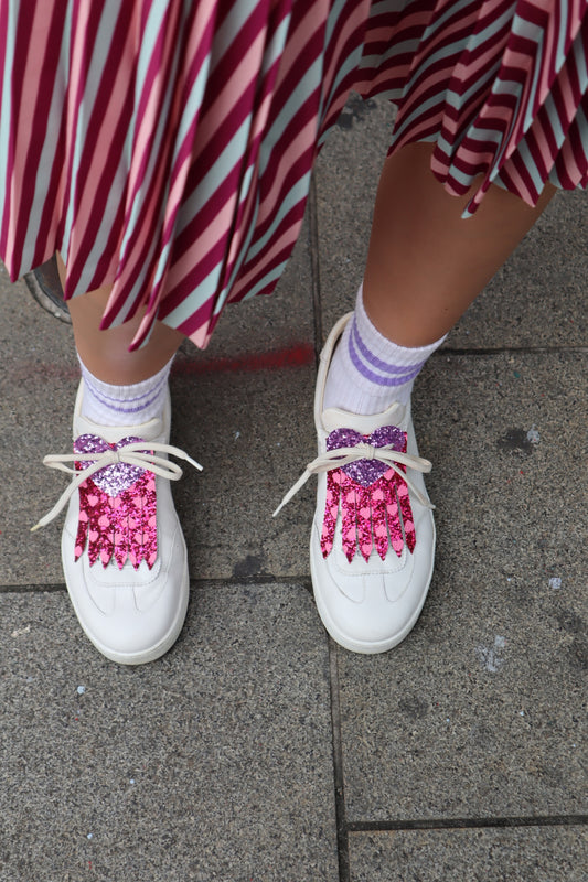 Pink & Purple Hearts